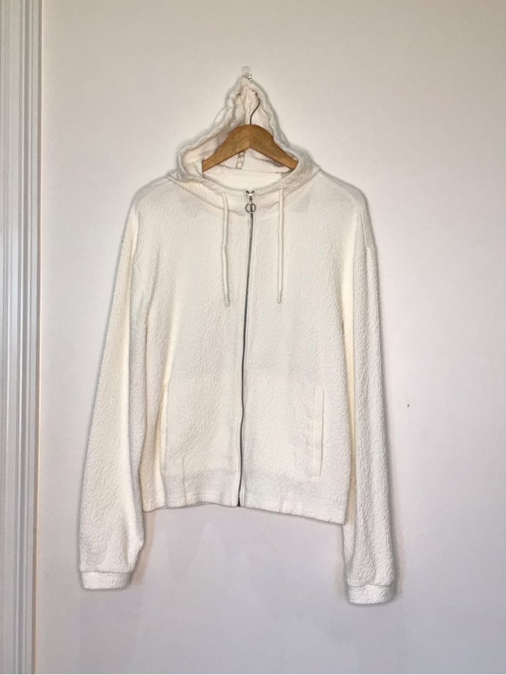 Zyia Active Gannett Peak White Zip-Up Hoodie Jacket Size XXL - Picture 2 of 10